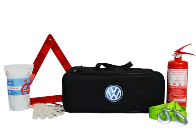 Сумка-набір технічної допомоги базовий Poputchik Volkswagen 01-143 чорний (01-143-IS)