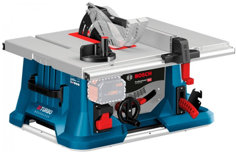 Пила циркулярна акумуляторна Bosch GTS 18V-216 Каркас (0601B44000)