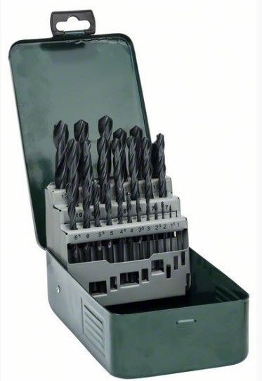 Набор сверл по металлу Bosch HSS-R 25 шт. (2607019446)