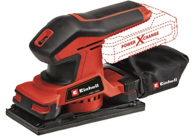 Шлифмашина вибрационная аккумуляторная Einhell TC-OS 18/187 Li - Solo Каркас (4460725)