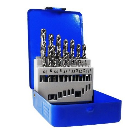 Набор сверл по металлу S+R Meister 1.0-10.0 мм, 19 шт. (108809190)