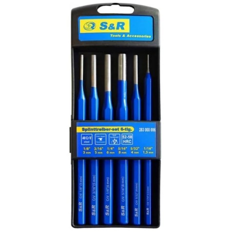 Набор пробойников S+R 120 мм, 6 шт. (283100006)