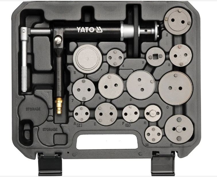 Пневматичний набір до гальмівних затискачів YATO YT-0671