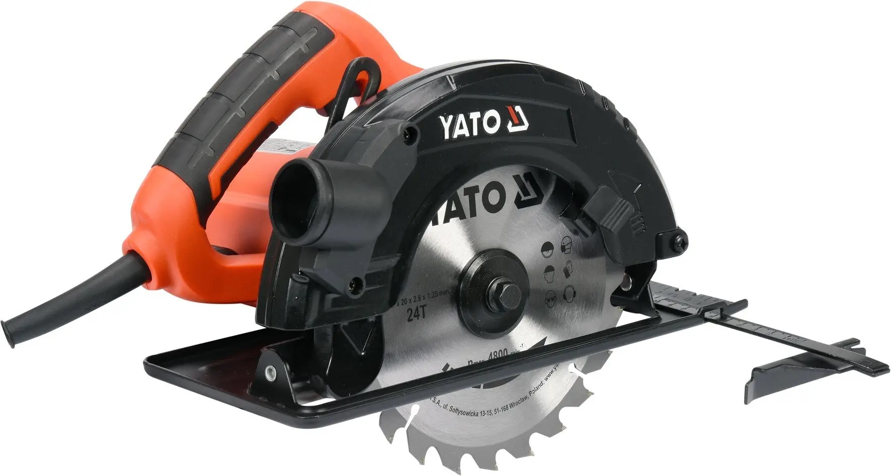 Пила дисковая ручная сетевая YATO YT-82152