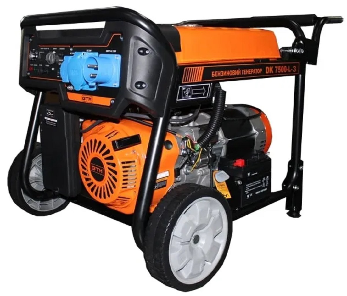 Генератор бензиновый GTM DK 7500 L3 (34064)