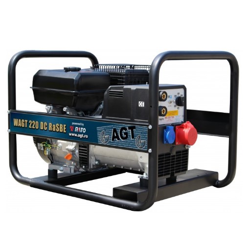 Генератор бензиновый сварочный AGT WAGT 220 DC RaSB (PFWAGT220DCRA/E)