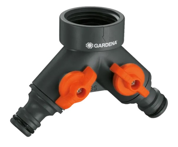 Адаптер для крана 2-канальный Gardena 33,3 мм (00940-20.000.00)