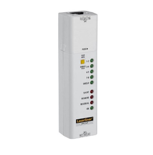 Тестер для проверки кабелей Laserliner LAN-Check 083.064A