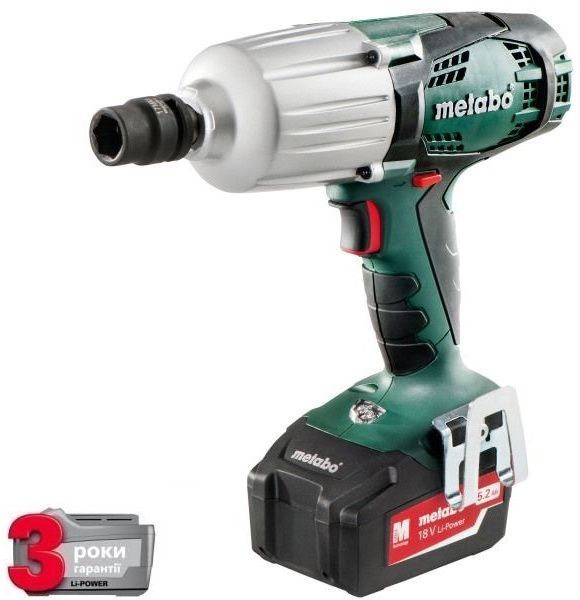 Аккумуляторный ударный гайковерт METABO SSW 18 LTX 600 (602198650)