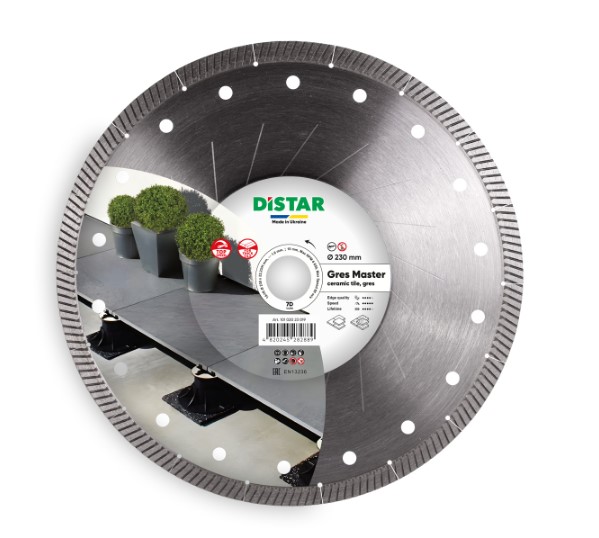Диск для керамогранита Distar 1A1R 230x1,6/1,2x10x22,23/H Gres Master (81120528026)