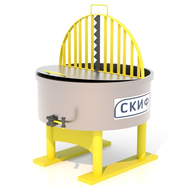 Бетоносмеситель принудительный Скиф БСПТ - 200 (3292)