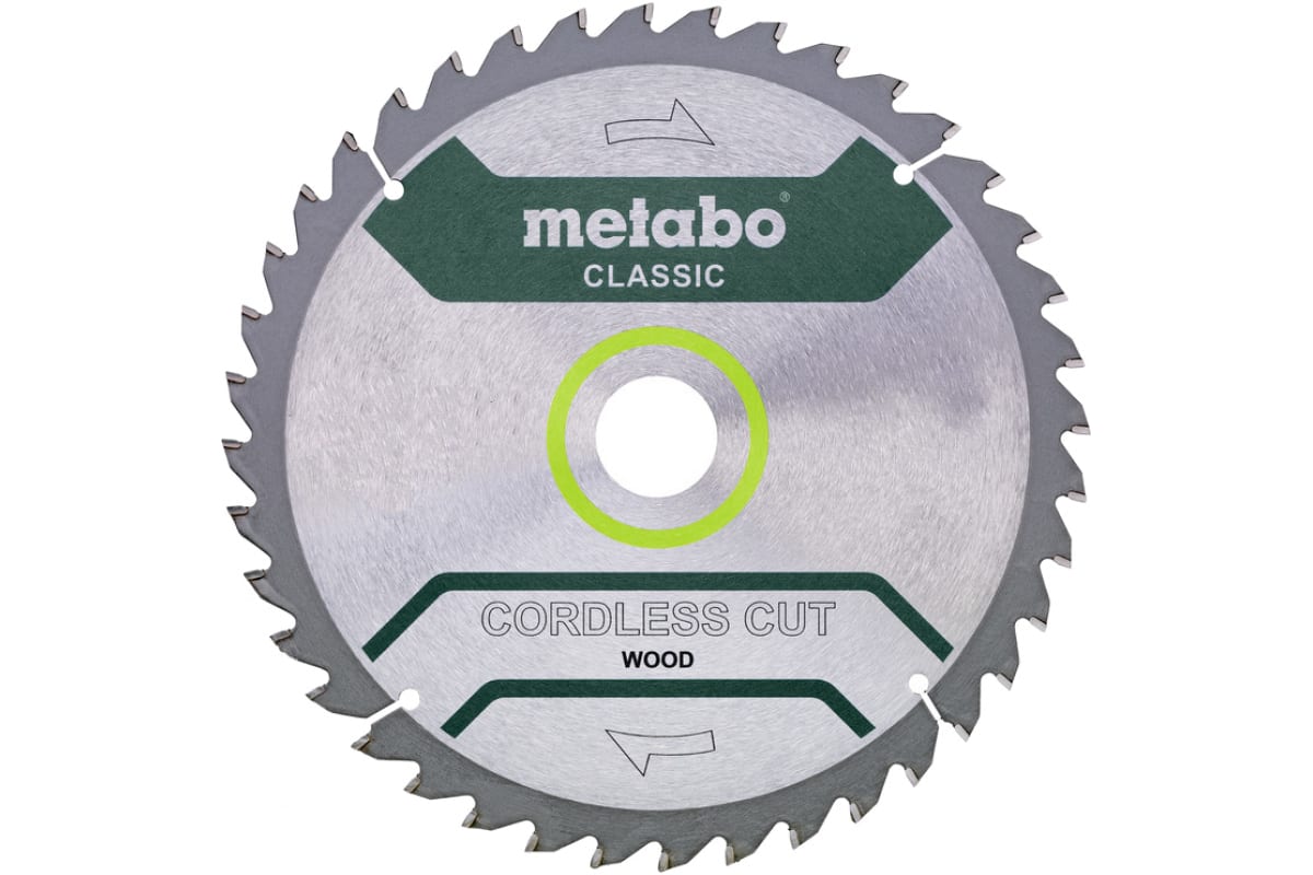 Диск пильный Metabo Cordless Cut Classic 165 мм 628650000