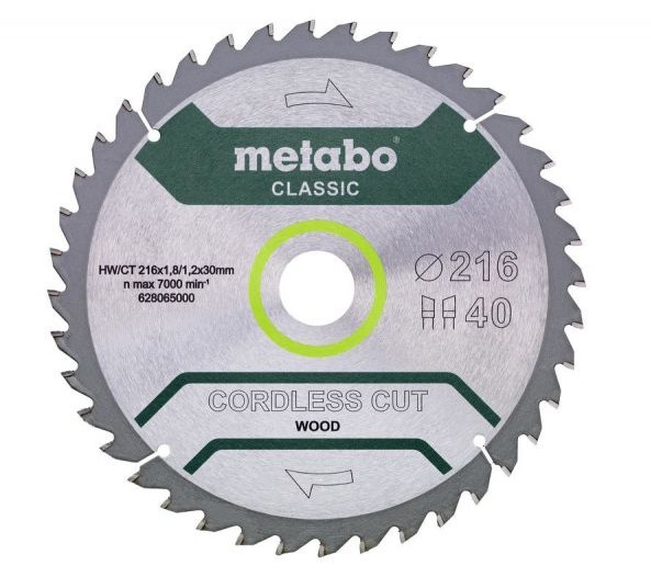Пиляльний диск Metabo Cordless cut Classic HW/CT 305х2.2/1.6x30 Z56 WZ (628693000)