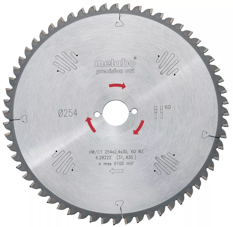 Пильный диск Metabo 167x20, HW/CT 40 WZ (628033000)