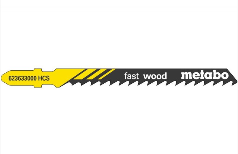Лобзиковое полотно Metabo Fast Wood T 144 D, 100 шт. (623712000)