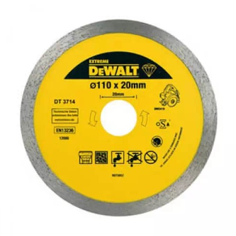 Диск алмазный по граниту/мрамору/кирпичу/кафелю DeWALT DT3714