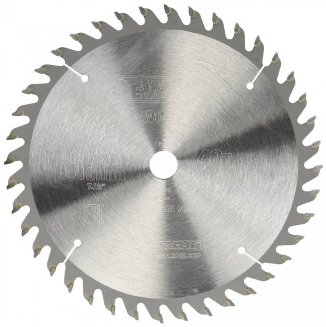 Диск пильный DeWALT Extreme Workshop DT4067