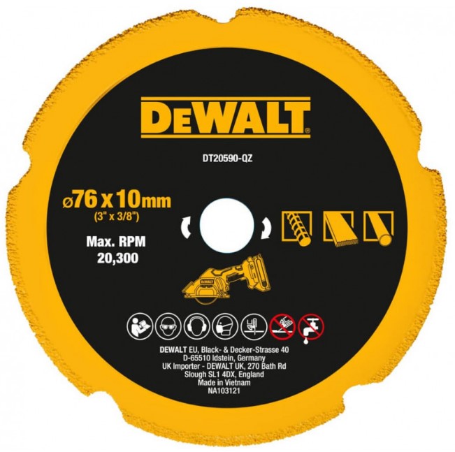 Диск пильный универсальный DeWALT DT20590