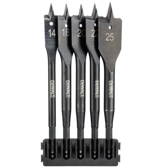 Кассета с перовыми сверлами 6 шт. DeWALT Extreme Impact DT70833