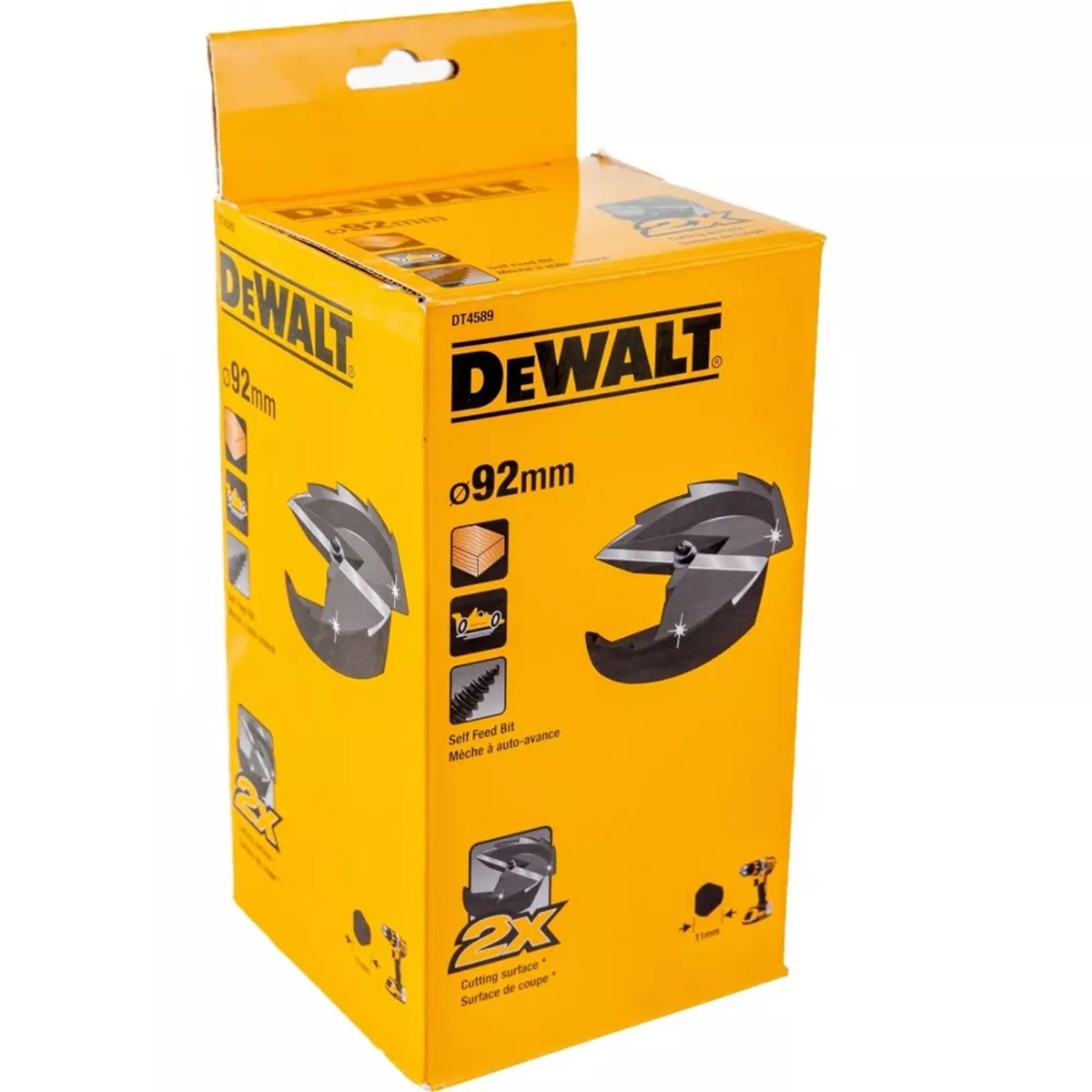 Cверлo Форстнера по дереву DeWALT, 92 мм (DT4589)
