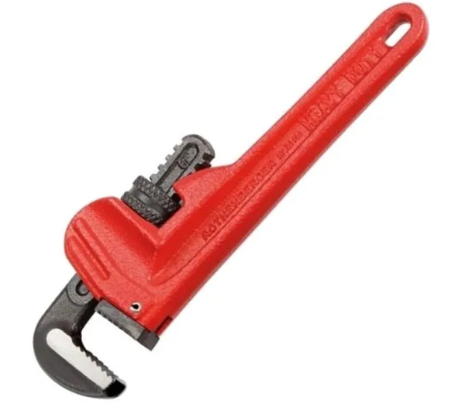 Прямой трубный разводной ключ Rothenberger Heavy Duty L 6", ø 3/4" (70148-50)