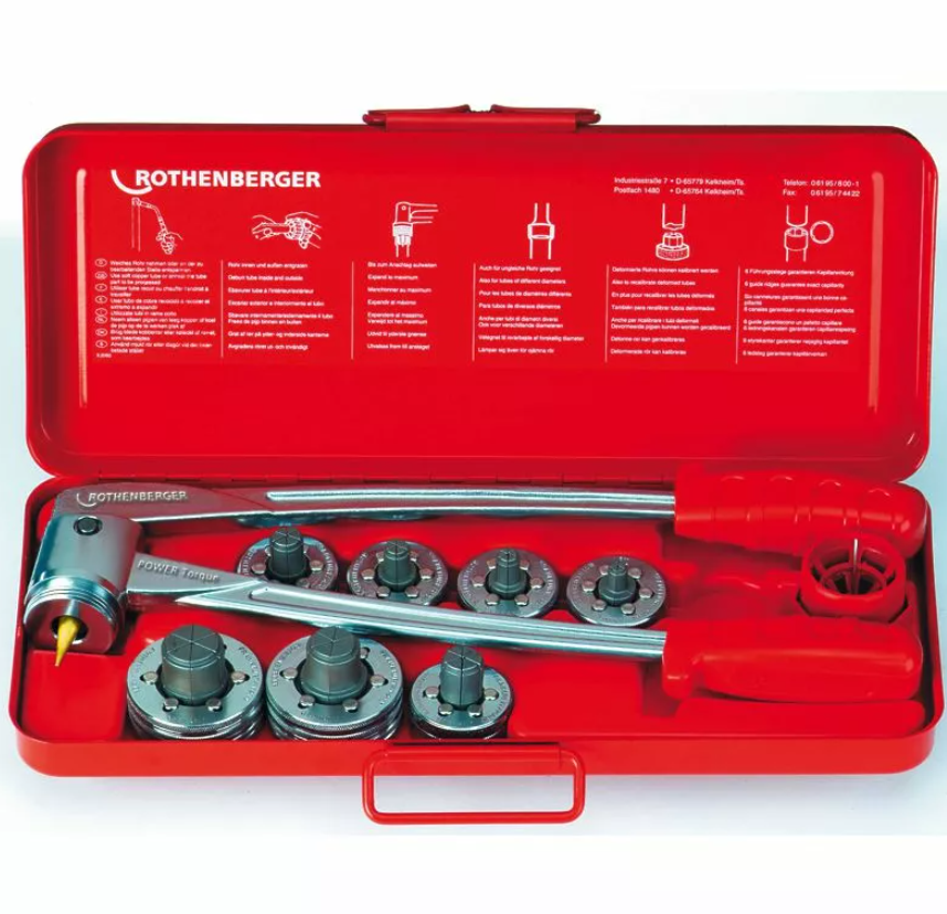 Экспандер Rothenberger Rolock Power Torque набор 12-15-18-22-28-35-42 мм (1_2526)