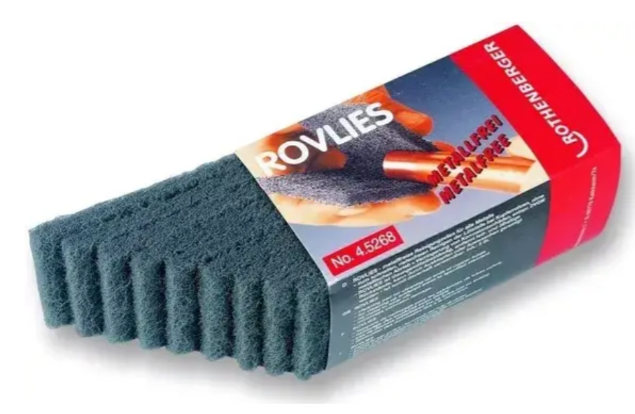 Губки чистящие Rothenberger Rovlies 130x60 мм, 10 шт. (4_5268)