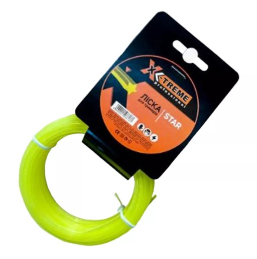 Леска для мотокос X-Treme Star 1,3мм x15м (126611)
