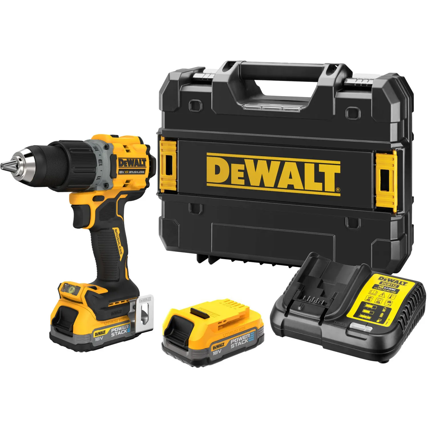 Дриль-шуруповерт акумуляторний безщітковий DeWALT DCD800E2T (59907)