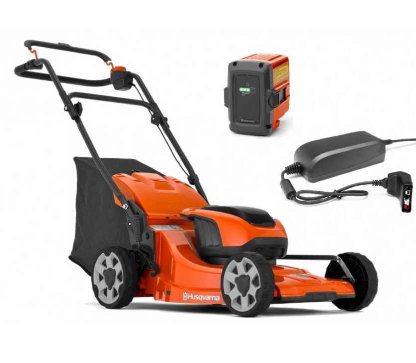 Газонокосилка аккумуляторная Husqvarna LC 142i КІТ (9705418-04)