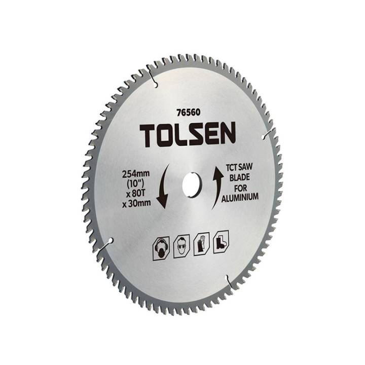 Диск пильный с ТВС напайками по алюминию Tolsen Профи 305 х 30-16 мм (76571)