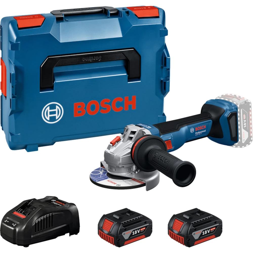 Аккумуляторная болгарка Bosch GWS 18V-11 S Professional L-BOXX 136 (06019N4103)