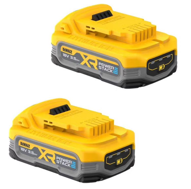 Набор аккумуляторных батарей DeWALT PowerStack 18 В 3.5 Ач (DCBP318S2)
