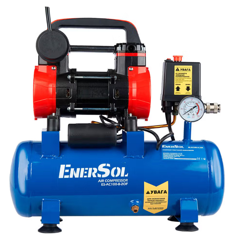 Компрессор воздушный безмасляный EnerSol ES-AC100-8-2OF