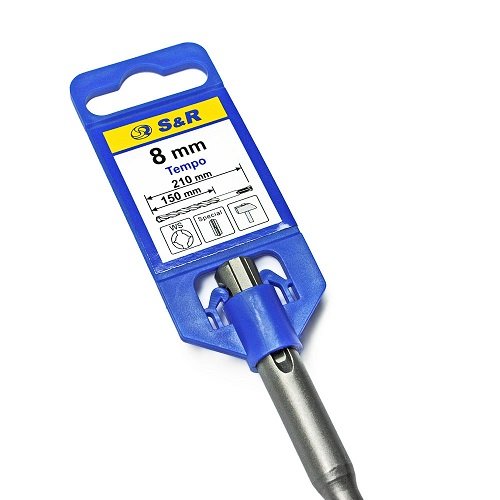 Бур S&R SDS-Plus TEMPO 8x150x210 мм (202008210)
