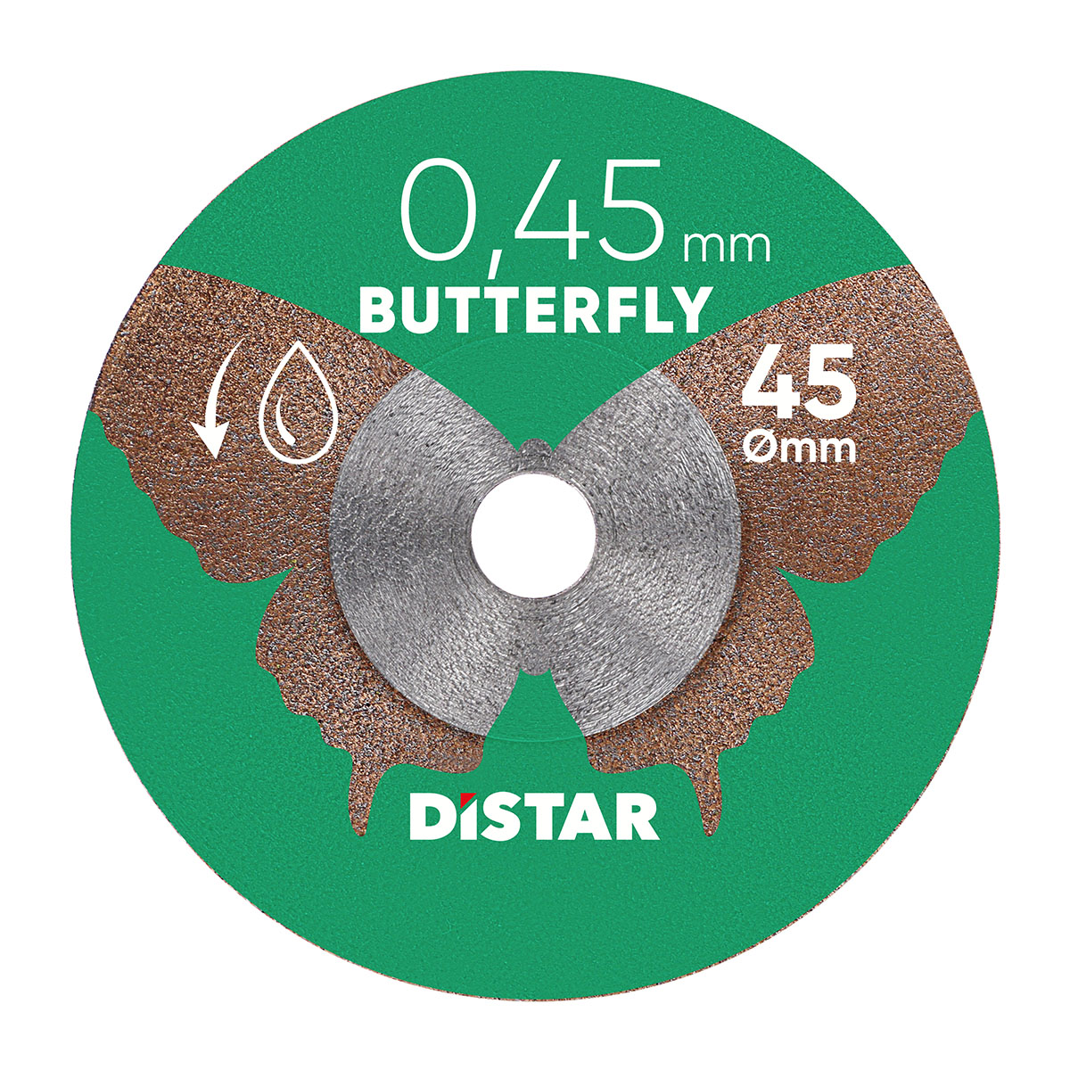 Круг алмазный отрезной Dastar 1A1R 45x0,45x5,8H Butterfly (11143158074)