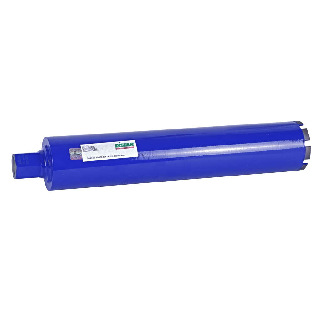 Сверло корончатое алмазное DISTAR САМС-W по железобетону 92x450-8x1 1/4 UNC (17903094086)