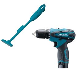 Набор Акумуляторный шуруповерт MAKITA DF330DWE + Пылесос MAKITA CL100DZX