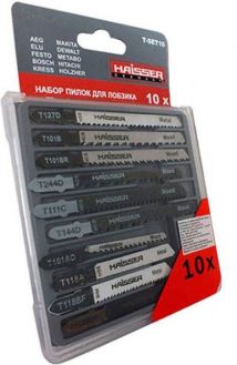 Набор пильных полотен HAISSER T-SET10, 10 шт. (24429)