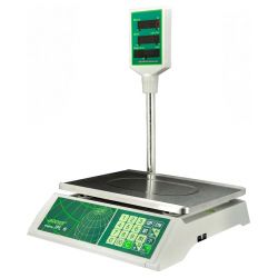 Весы торговые JADEVER JPL-15К LED RS cо стойкой 15 кг
