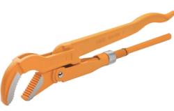 Ключ трубный TOLSEN 90°, 1.5" (10252)