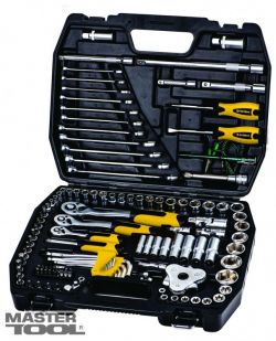 Набір ключів та насадок торцевих MASTER TOOL 121 шт. (78-5121)