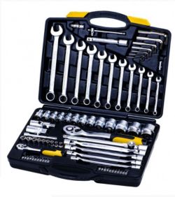 Набір ключів та насадок торцевих MASTER TOOL 77 шт. (78-5077)