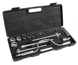 Набір ключів та насадок торцевих MASTER TOOL 24 ш. (78-0260)