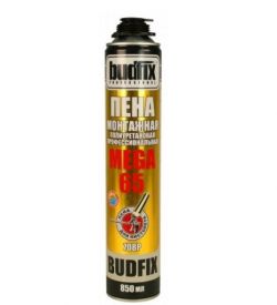 Пена монтажная профессиональная BUDFIX 708 P МЕГА 65, 880 мл (69060)