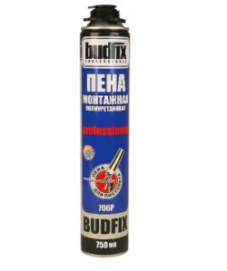 Пена монтажная профессиональная BUDFIX 706 P, 750 мл (72644)