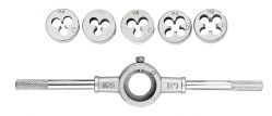 Набор плашек с держателем MASTER TOOL 6 шт. (15-0406)