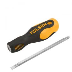 Отвертка TOLSEN РН2 + SL6x1.2мм (20042)