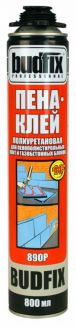 Пена Клей Полиуретановая BUDFIX 890 Р (800 мл) ОАЭ (78452)