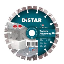 Круг алмазный отрезной DISTAR 1A1RSS/C3-H 180x2,6/1,8x12x22,23-14 Technic Advanced (14315347014)